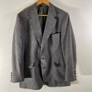 Vtg John Alexander Men’s Classic 100% Wool Two Button Blazer
